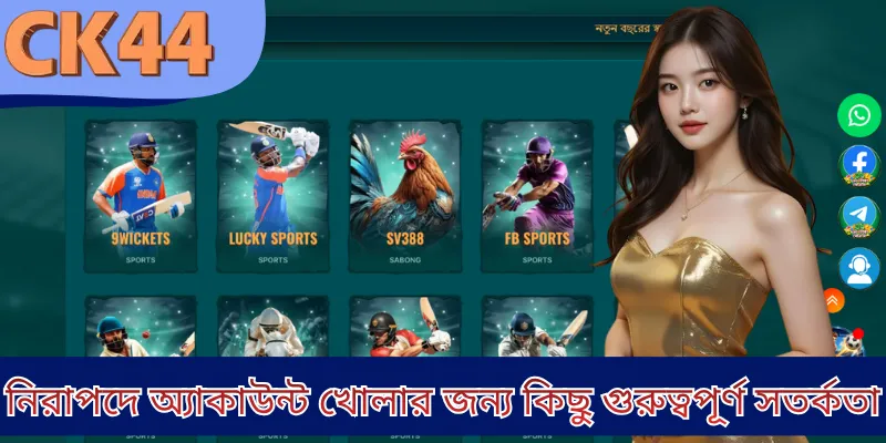 নিরাপদে অ্যাকাউন্ট খোলার জন্য কিছু গুরুত্বপূর্ণ সতর্কতা